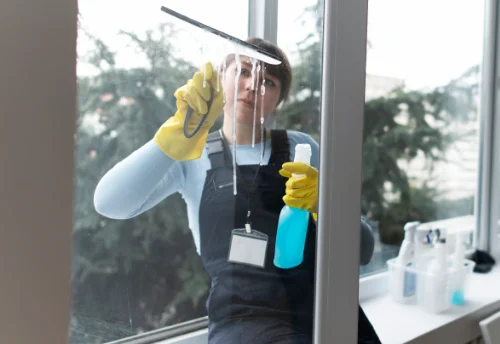 Nettoyage de vitres intérieures et extérieures à Peschadoires